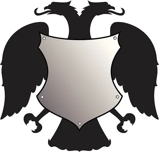 Vector illustration of Eagle Heraldry