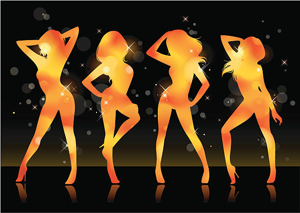 Sexy Dancer vector art illustration