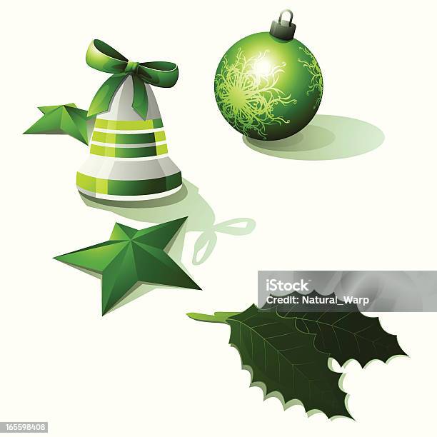 Christmas Ornament Composition Stock Illustration - Download Image Now - Bell, Celebration, Celebration Event