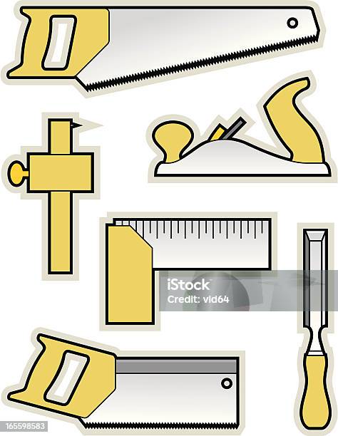 Carpentiere Di Strumenti - Immagini vettoriali stock e altre immagini di Attrezzatura - Attrezzatura, Attrezzi da lavoro, Attrezzo manuale