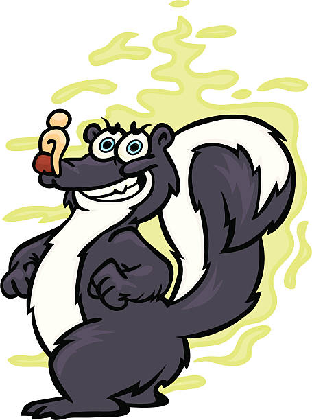 skunks - skunk stock illustrations