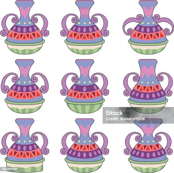 Similar Pots Series Stock Illustration - Download Image Now - Amphora, Art, Arts Culture and Entertainment