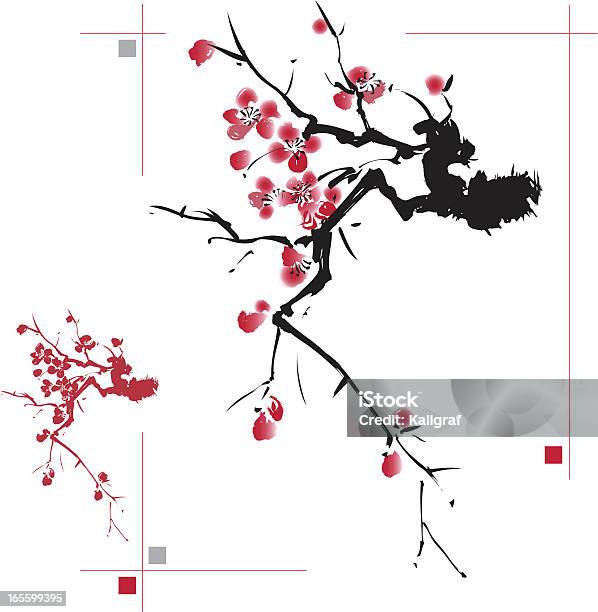 꽃송이 디자인식 0명에 대한 스톡 벡터 아트 및 기타 이미지 - 0명, 꽃 나무, 꽃-식물