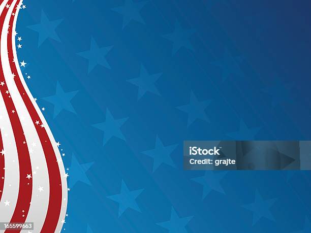 Czwarty Lipca Tło - Stockowe grafiki wektorowe i więcej obrazów 4-go lipca - 4-go lipca, Tło, Amerykańska flaga