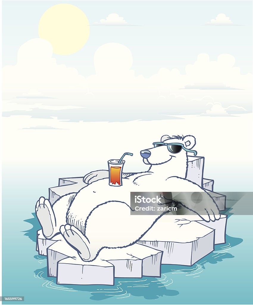 Polar bear An a vector illustration of polar bear. Polar Bear stock vector