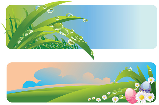 Self illustrated Beautiful spring and Easter  backgrounds/banners,all elements are in separate layers,very easy to edit. please visit my portfolio for more options. Please see more related images on these lightboxes: http://i1136.photobucket.com/albums/n483/Nagendra_art/easter.jpg?t=1291448607