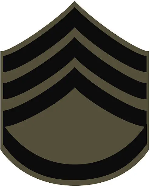 Vector illustration of army stripes