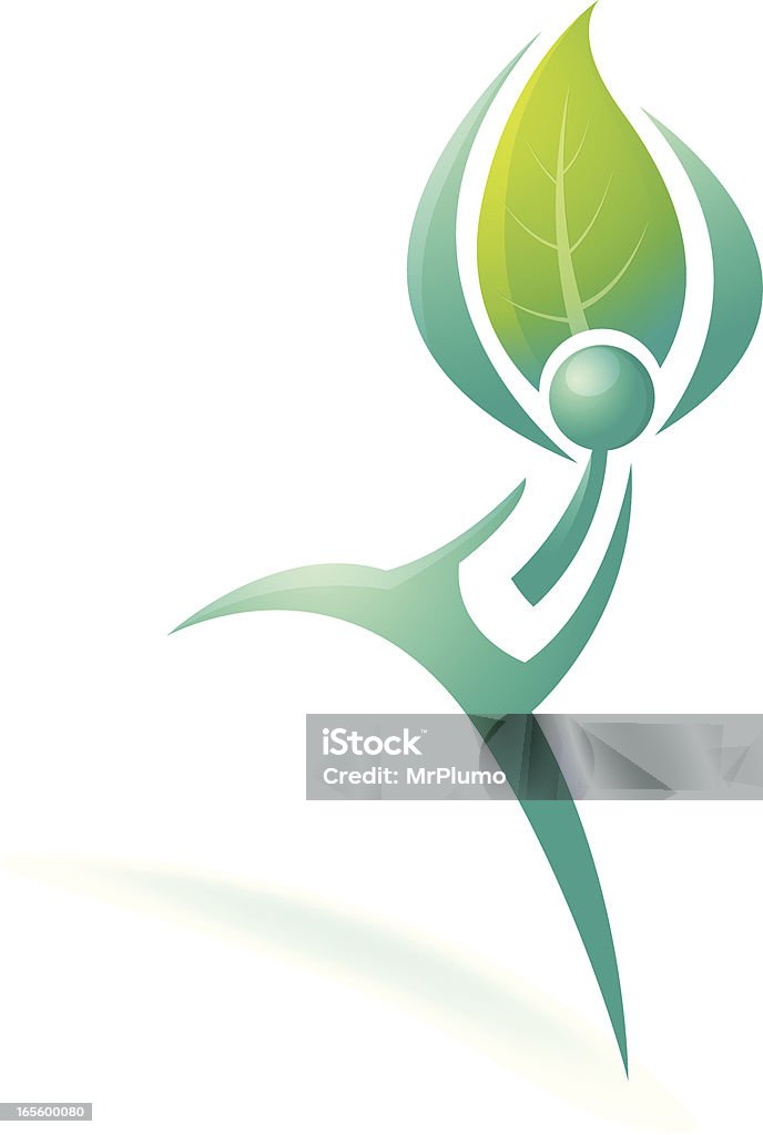 Eco Man Eco man can be used as design element,logo element etc... Alertness stock vector