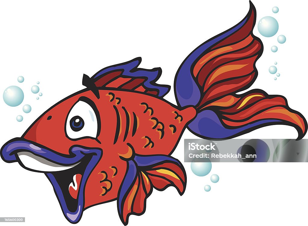 Betta poissons Illustration - clipart vectoriel de Poisson combattant siamois libre de droits