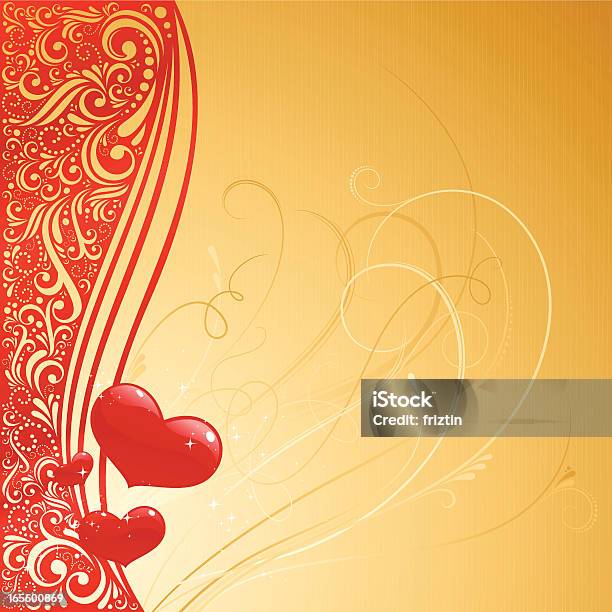 Valentines ゴールドの背景 - イラストレーションのベクターアート素材や画像を多数ご用意 - イラストレーション, デザイン要素, ハート型