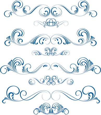 Basic Decorative Effects Decorative Element Stock Illustration - Download Image Now - Abstract ...