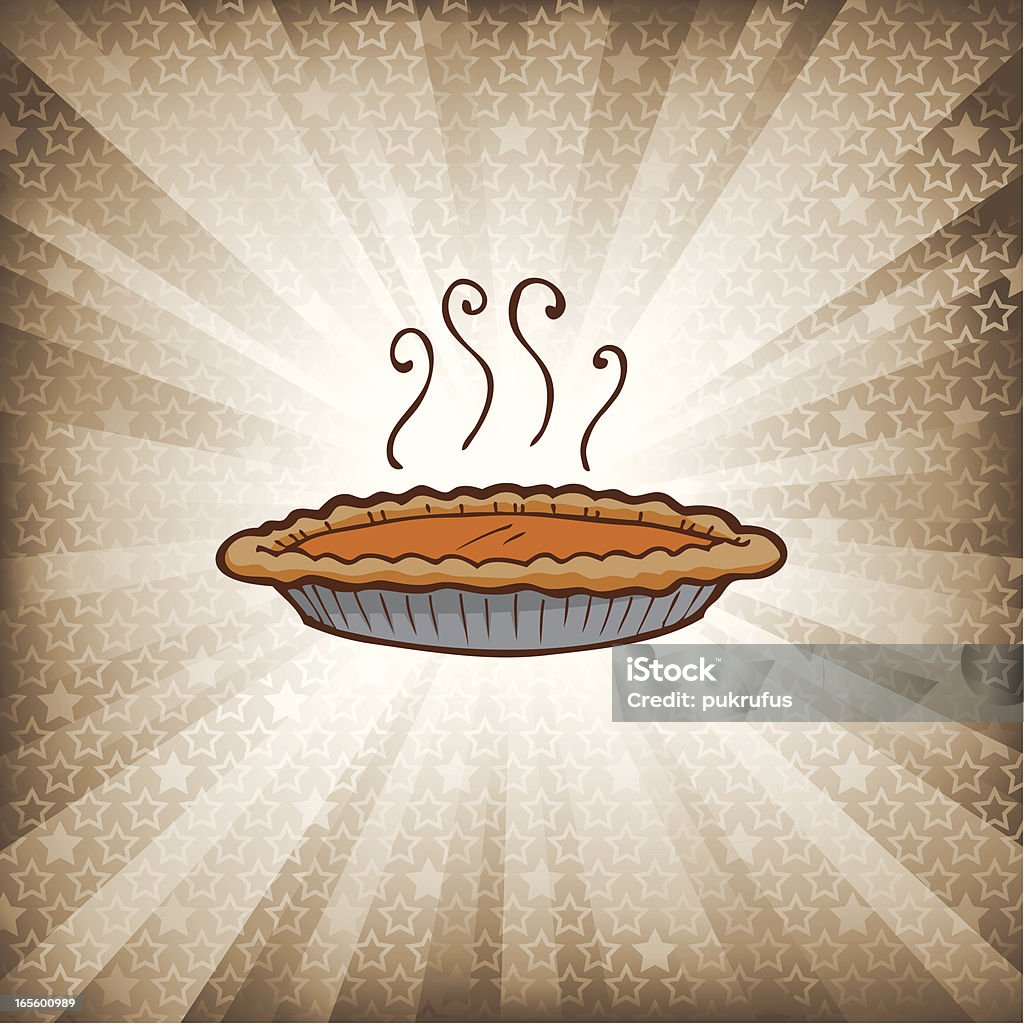 Starburst_pumpkinpie1 - arte vettoriale royalty-free di Illustrazione