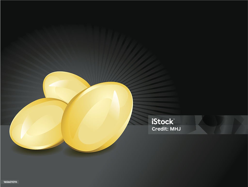 Golden uovo-concetto di risparmio e la ricchezza - arte vettoriale royalty-free di Abbondanza