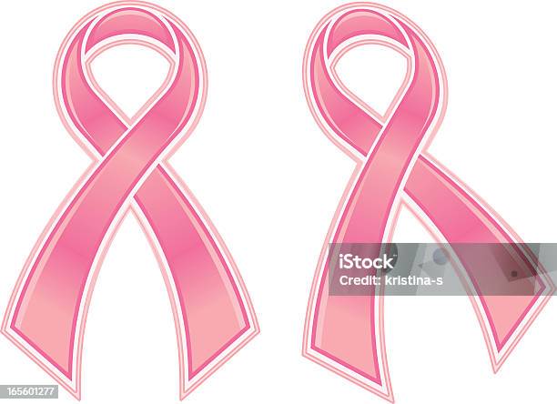 Nastro Rosa - Immagini vettoriali stock e altre immagini di Bellezza - Bellezza, Brillante, Cancro al seno