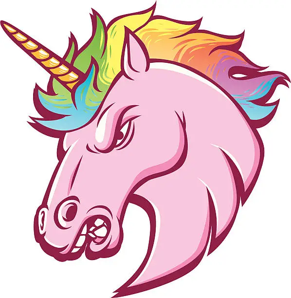 Vector illustration of unicorn