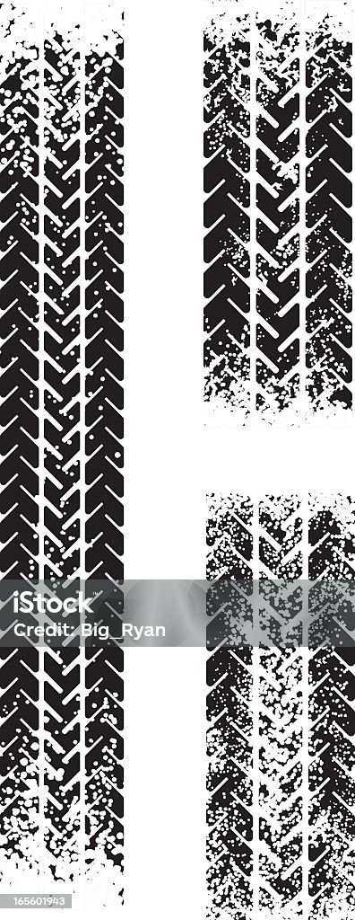 truck tyre grunged style truck tyre Tire Track stock vector
