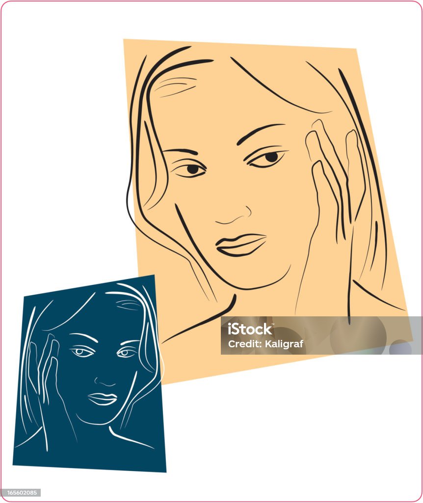 Fashion Model http://www.volny.cz/frohm/Ink_01.gif Adult stock vector