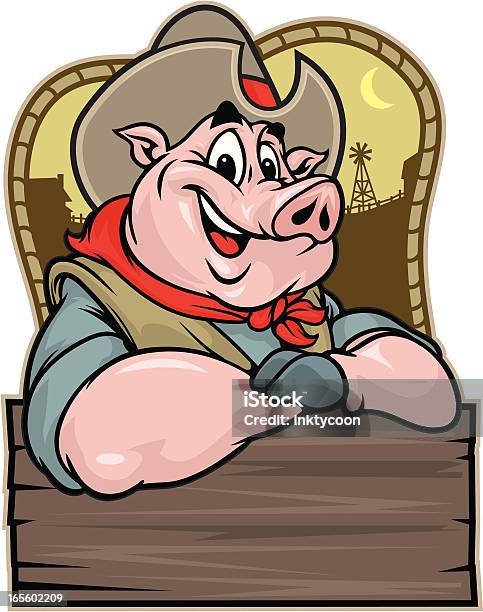 Bbq Sauce Piggy Stock Illustration - Download Image Now - Cartoon, Pig, Barbecue - Meal