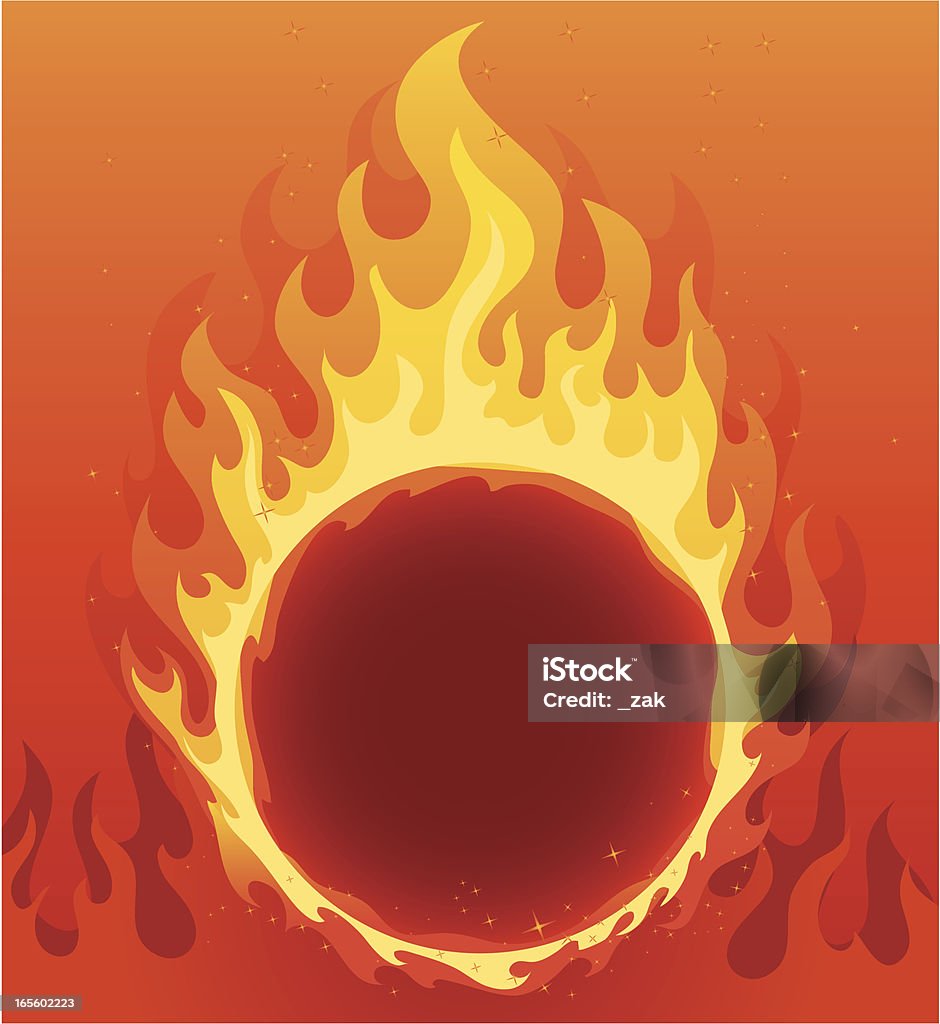 Image de feu - clipart vectoriel de Flamme libre de droits