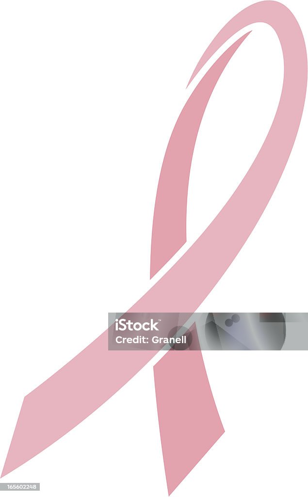 Breast Cancer Awareness Ribbon - Lizenzfrei Brustkrebs-Schleife Vektorgrafik