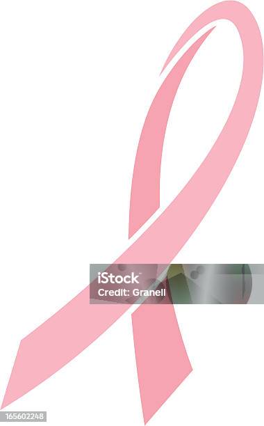 Breast Cancer Awareness Ribbon Stock Vektor Art und mehr Bilder von Brustkrebs-Schleife - Brustkrebs-Schleife, Brustkrebs, Freisteller – Neutraler Hintergrund