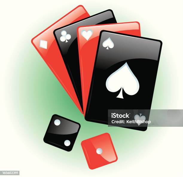 Playing Cards And Dice Stock Illustration - Download Image Now - Clubs - Playing Card, Diamonds - Playing Card, Dice