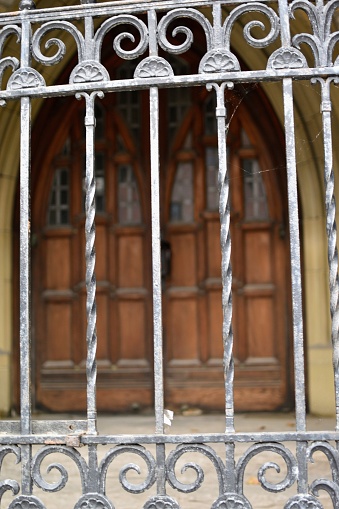 Ottawa, Canada/ Gates and entrance to church