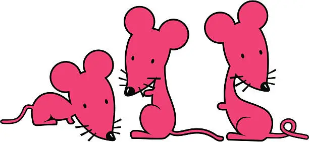 Vector illustration of mouse