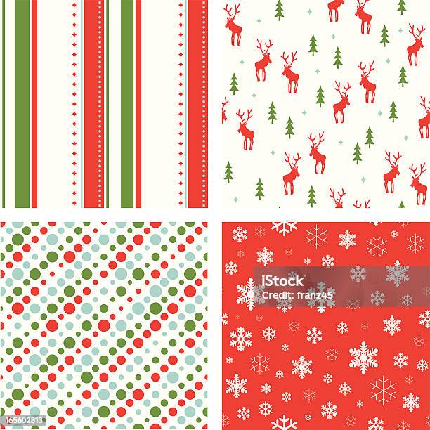 Ilustración de Christmas Seamless Pattern y más Vectores Libres de Derechos de Navidad - Navidad, Patrones visuales, Festivo