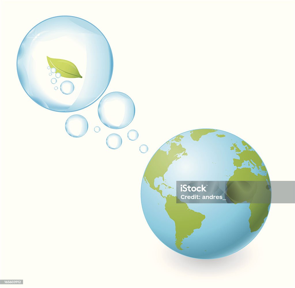 Green World - clipart vectoriel de Afrique libre de droits