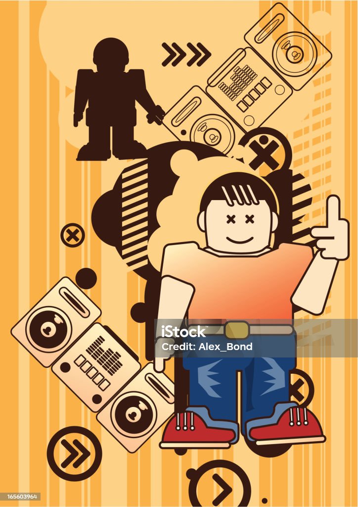 La musique de qualité - clipart vectoriel de Haut-parleur - Matériel hi-fi libre de droits