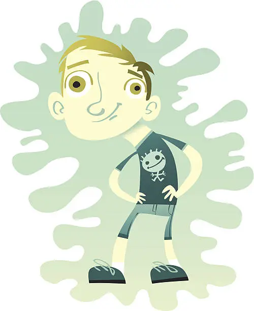 Vector illustration of Steve with a SPLAT