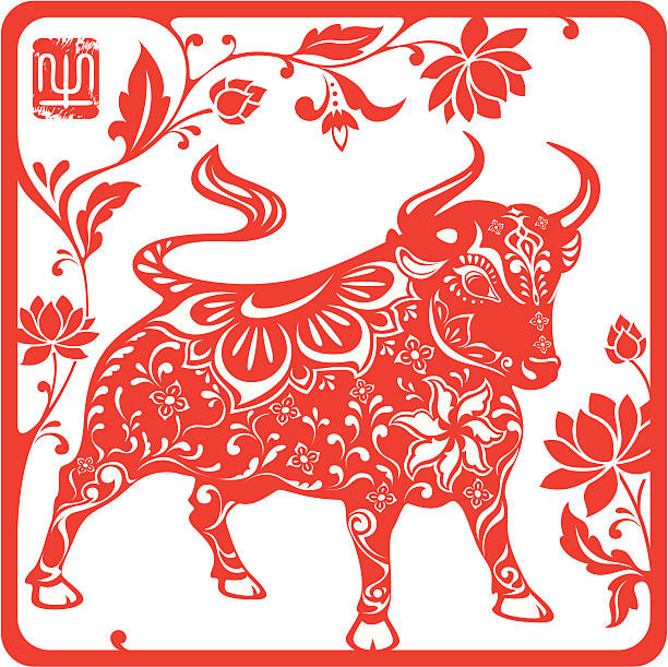 Chinese year of the ox 2009 (red) Here are some related images: 2009 stock illustrations