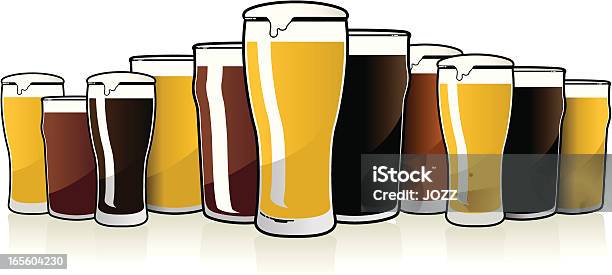 Bierfraktion Stock Vektor Art und mehr Bilder von Alkoholisches Getränk - Alkoholisches Getränk, Bier, Deutschland