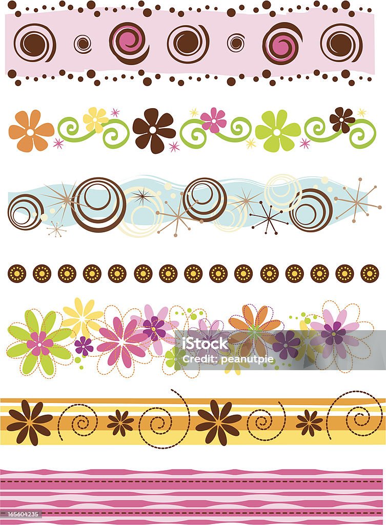 Retro Border Graphics Retro Borders Stock Illustration - Download Image Now - 1960-1969, 1970 ...