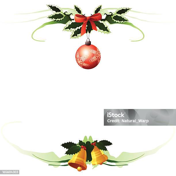 Weihnachten Scroll Designelement Stock Vektor Art und mehr Bilder von Blatt - Pflanzenbestandteile - Blatt - Pflanzenbestandteile, Christbaumkugel, ClipArt