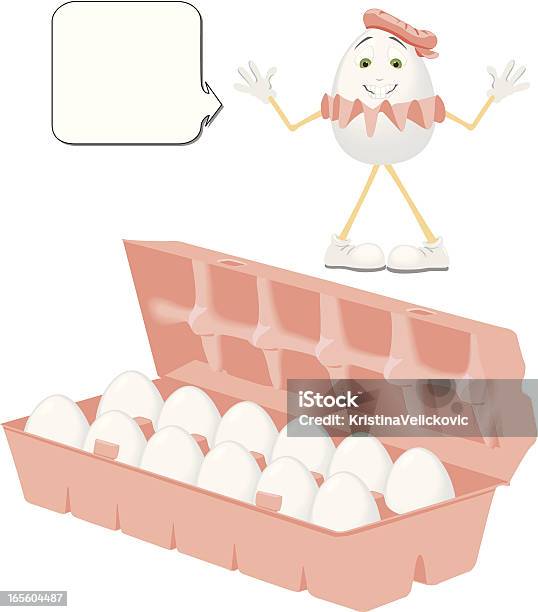 Ei Stock Vektor Art und mehr Bilder von Eierkarton - Eierkarton, Osterei, Tierisches Ei