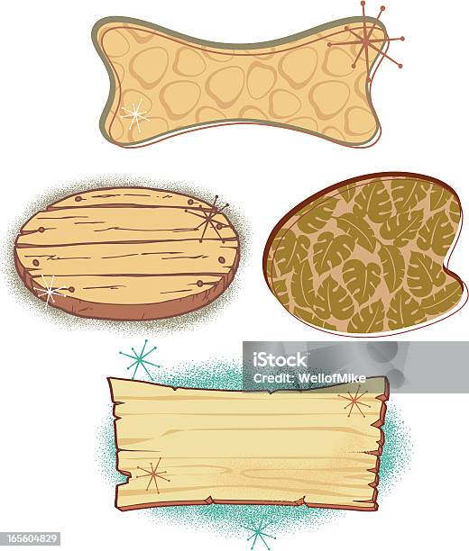 Motifs Rétro Vecteurs libres de droits et plus d'images vectorielles de 1950-1959 - 1950-1959, 1960-1969, En bois