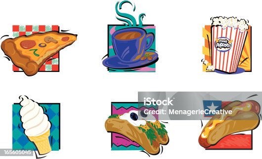 istock Food icon graphics 165605045