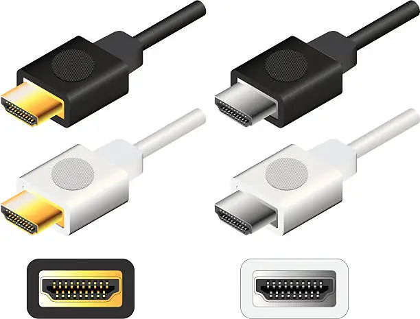 Vector illustration of HDMI Connector