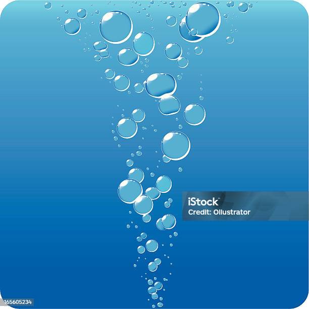 Bubbles On The Journey To Surface Stock Illustration - Download Image Now - Bubble, Moving Up, Soap Sud
