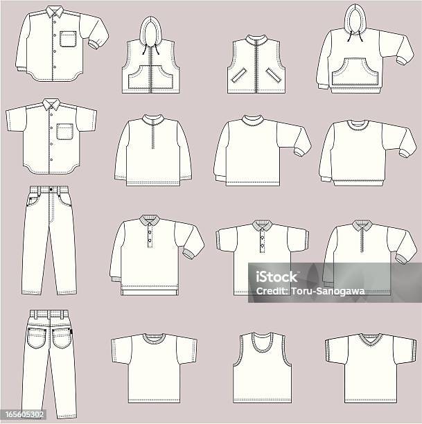 Fashion Basic Design Stock Vektor Art und mehr Bilder von Herstellendes Gewerbe - Herstellendes Gewerbe, Illustration, Jeans