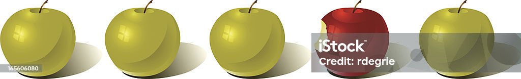Различные яблоки - Векторная графика Векторная графика роялти-фри
