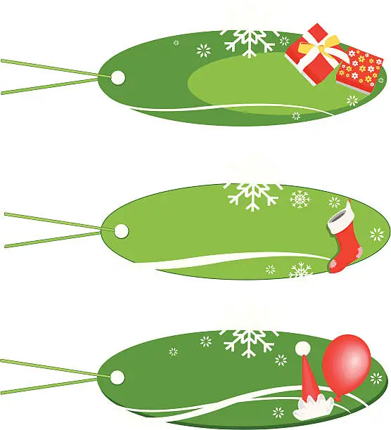 Vector illustration of Christmas banners