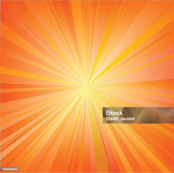 Radial Sunburst Background Stock Illustration - Download Image Now - Backgrounds, Blurred Motion, Color Gradient