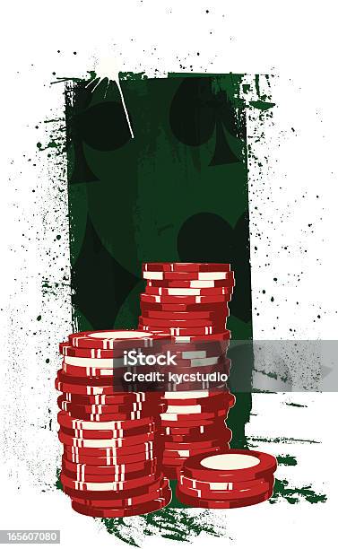 Гранж Азартные Игры Фишки — стоковая векторная графика и другие изображения на тему Игровая фишка - Игровая фишка, Азартная игра, Азартные игры