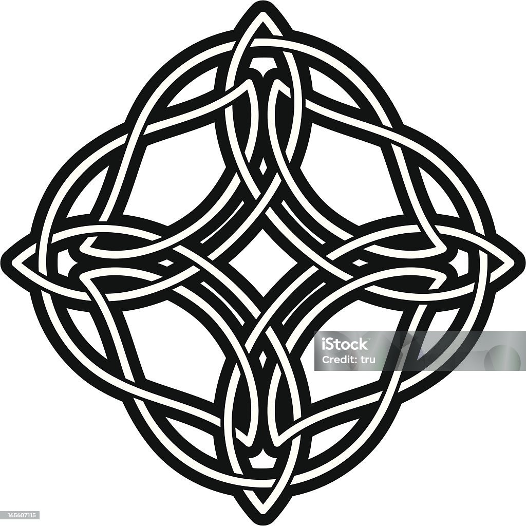 Noeud celtique Médaillon - clipart vectoriel de Noeud celtique libre de droits