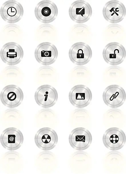 Vector illustration of Icons Titanium Series - Desktop