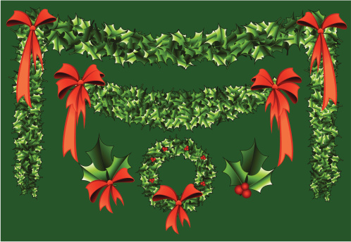 Color Holly Design Holly Designs Stock Illustration - Download Image Now - Berry, Branch ...