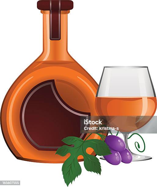 Cognac - Arte vetorial de stock e mais imagens de Bebida Alcoólica - Bebida Alcoólica, Brandy, Clip Art